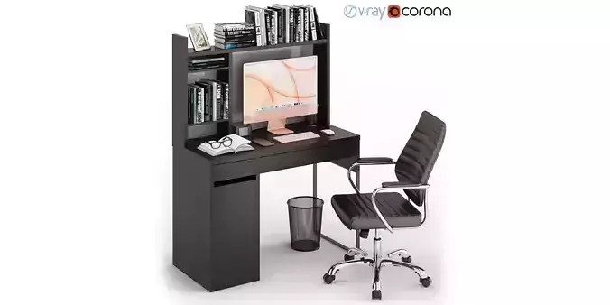 Workplace iMac Orange