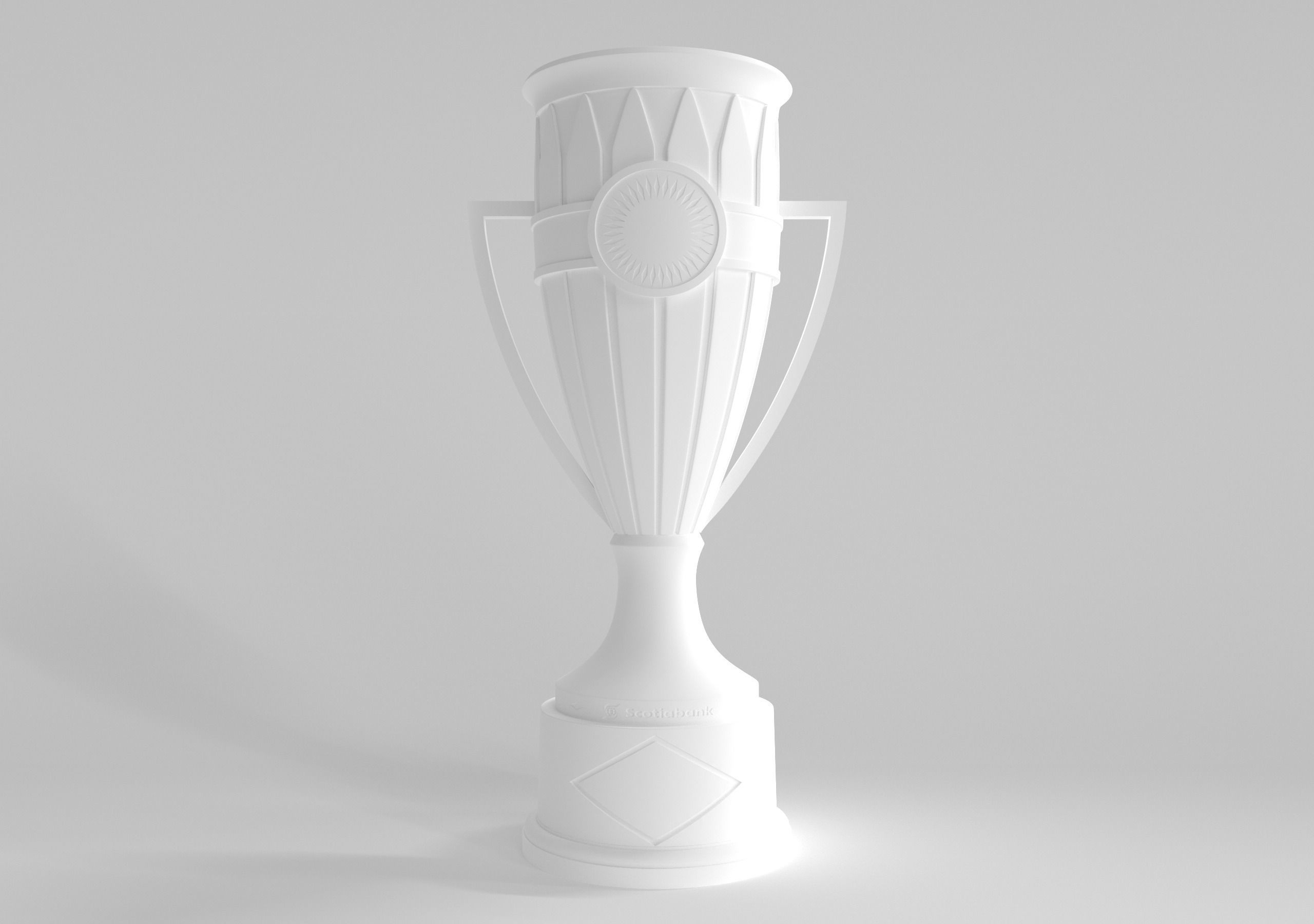 Concacaf Champions League Trophy 3D model_6