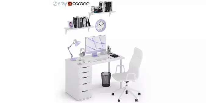 Workplace iMac Purple