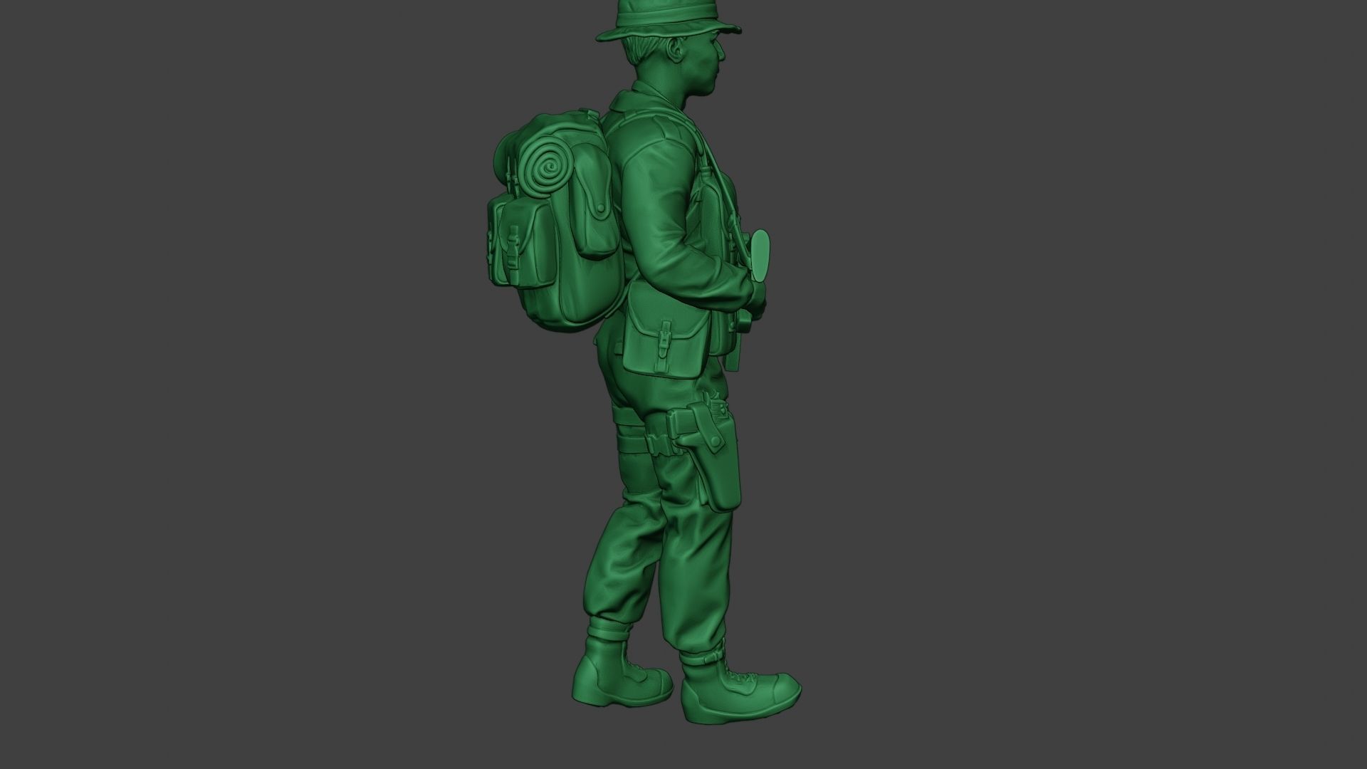 Modern Jungle Soldier Walk MJS1 3D print model_31