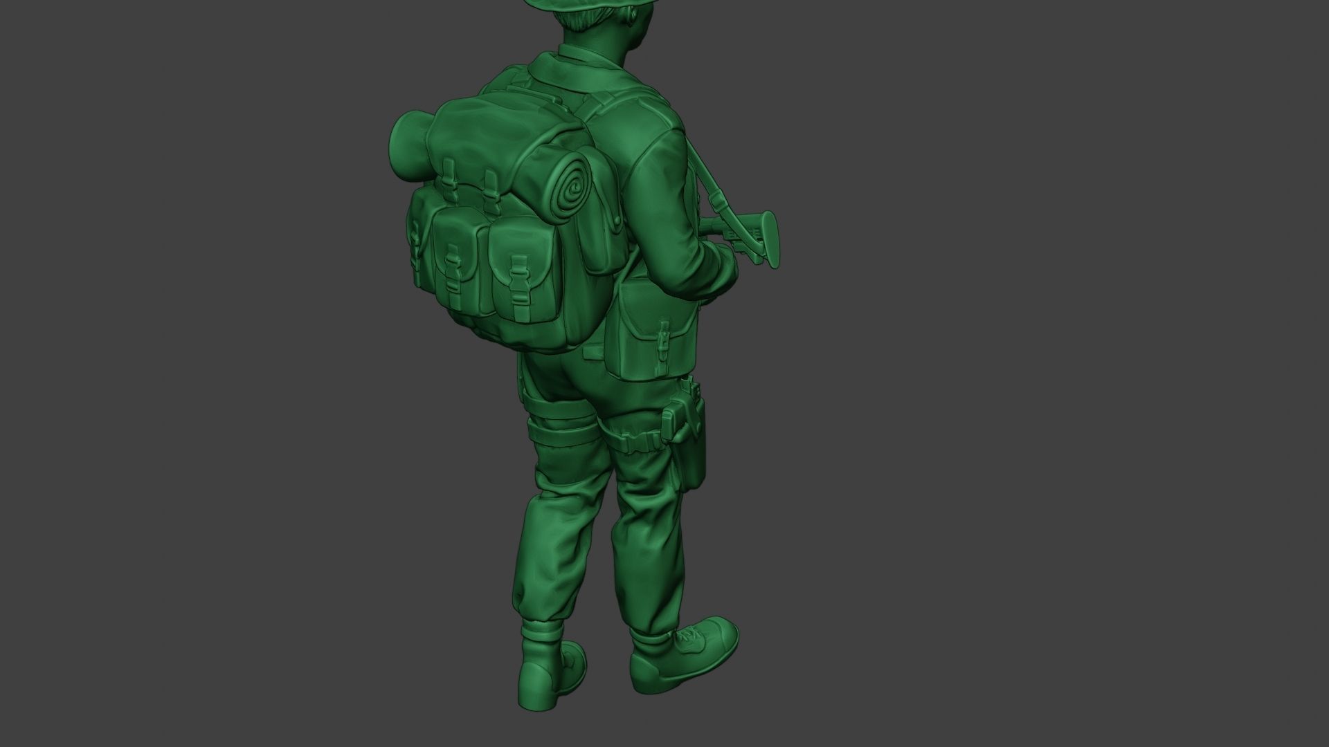 Modern Jungle Soldier Walk MJS1 3D print model_24