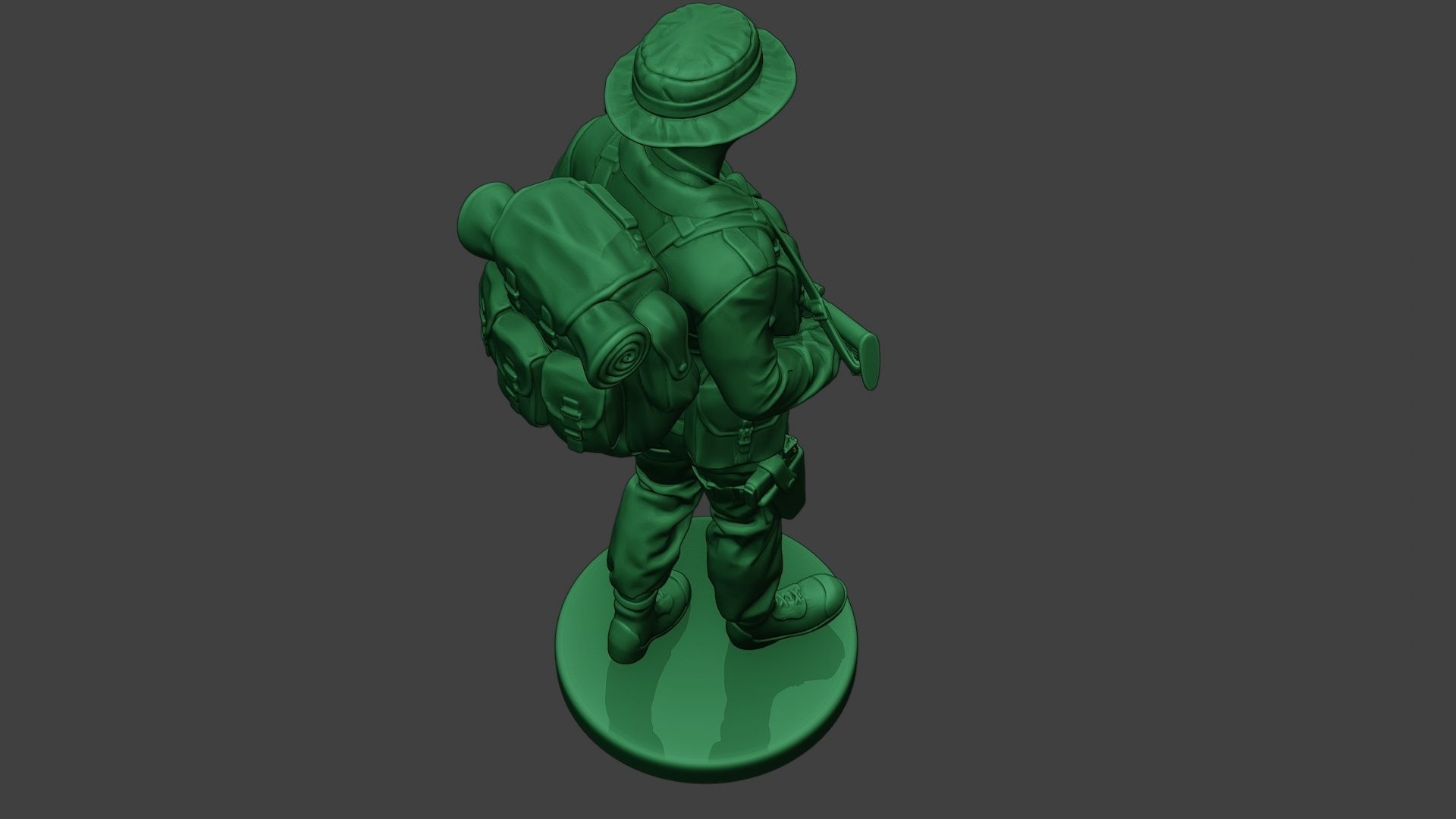 Modern Jungle Soldier Walk MJS1 3D print model_22