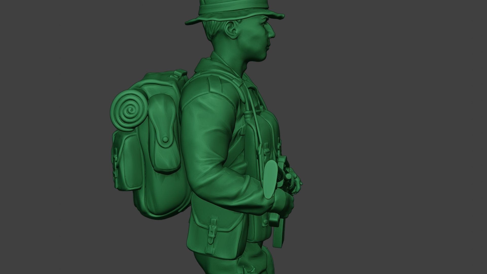 Modern Jungle Soldier Walk MJS1 3D print model_20