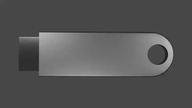 Simple USB Flash - Metallic Body