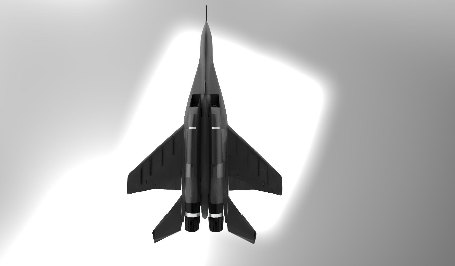 MIG 35 fighter 3D model_7