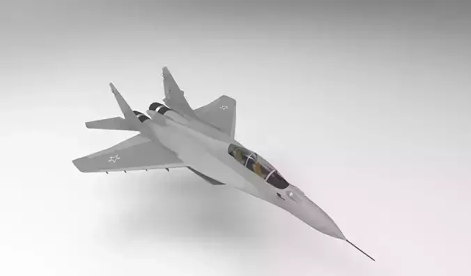 MIG 35 fighter 3D model
