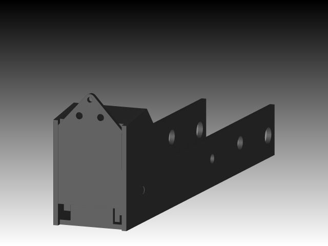 MAC-10 Lower Receiver Free 3D model_2