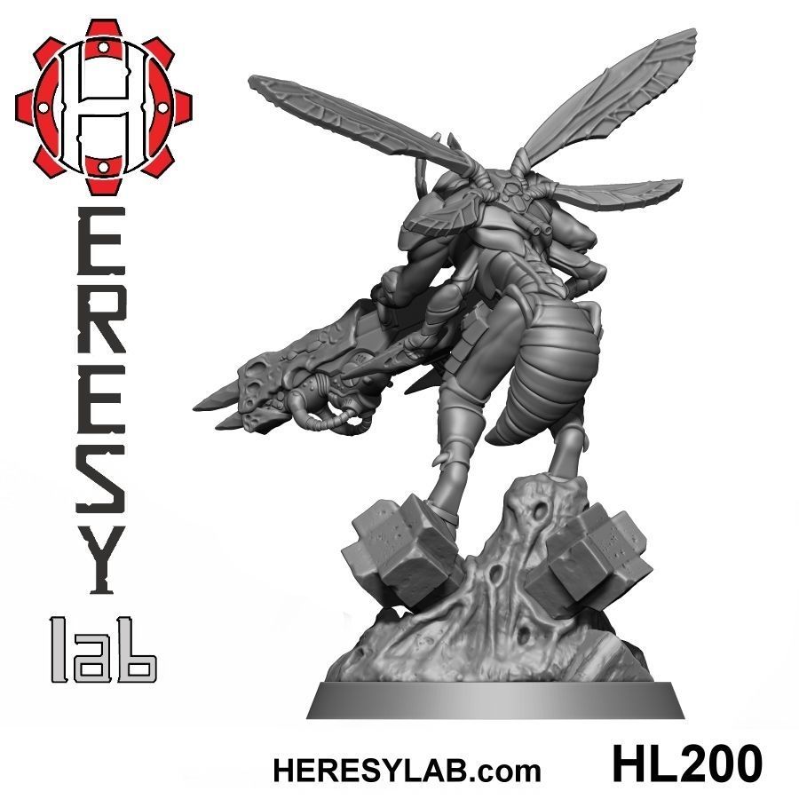 HL200 x 5 models - All Greater God Wasp Pack  3D print model_1