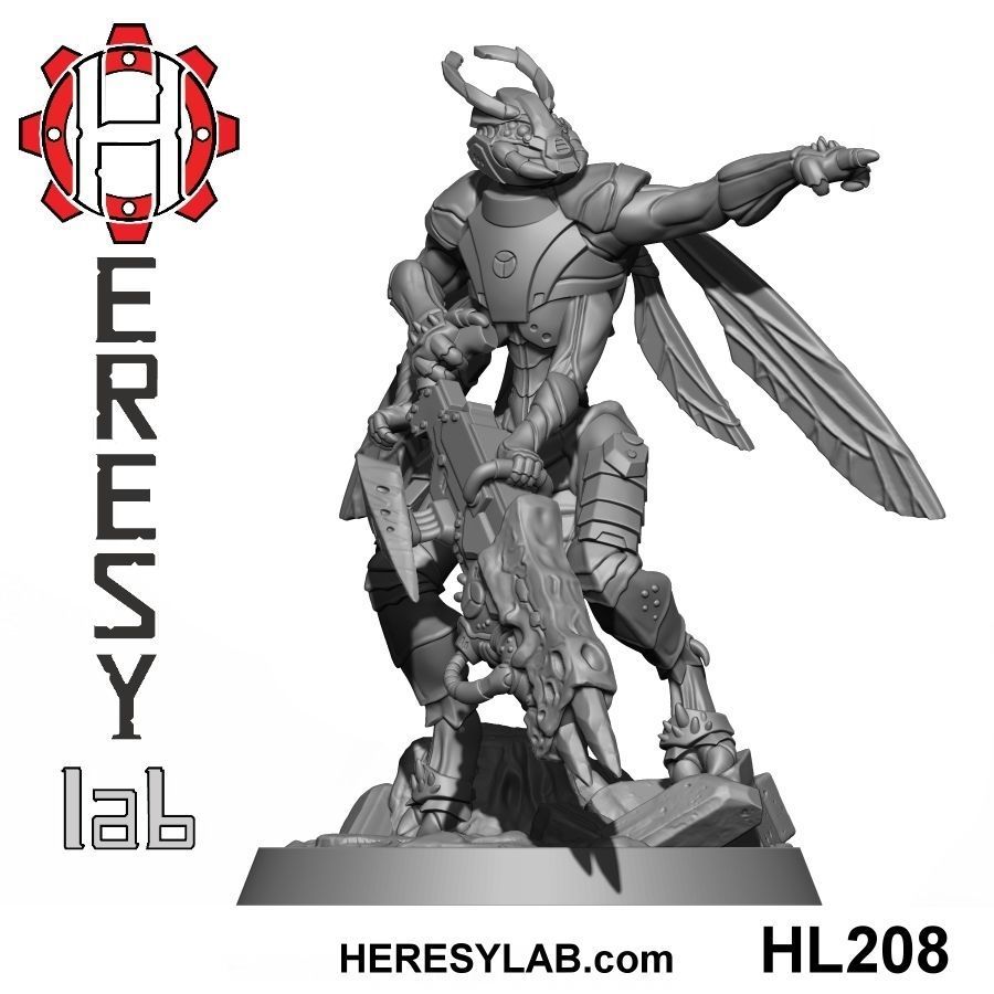 HL200 x 5 models - All Greater God Wasp Pack  3D print model_6
