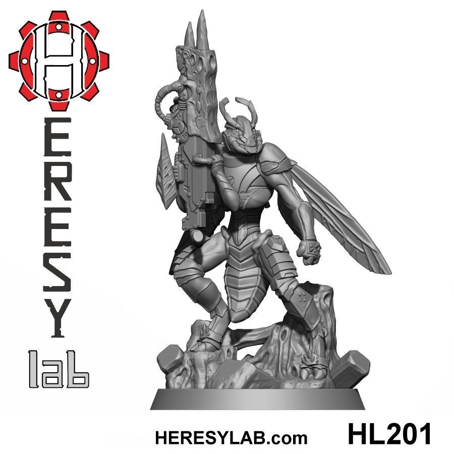 HL200 x 5 models - All Greater God Wasp Pack  3D print model_2