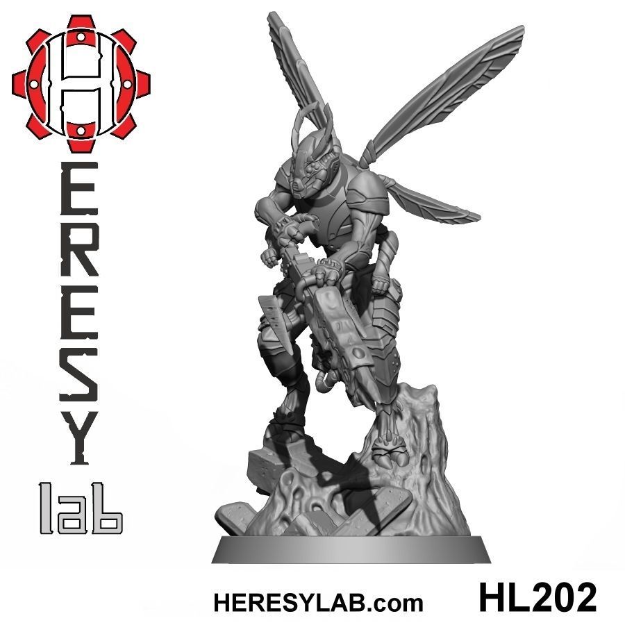 HL200 x 5 models - All Greater God Wasp Pack  3D print model_4