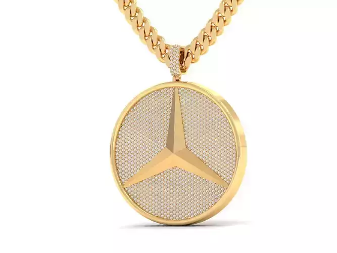 Mercedes Benz Logo Pendant