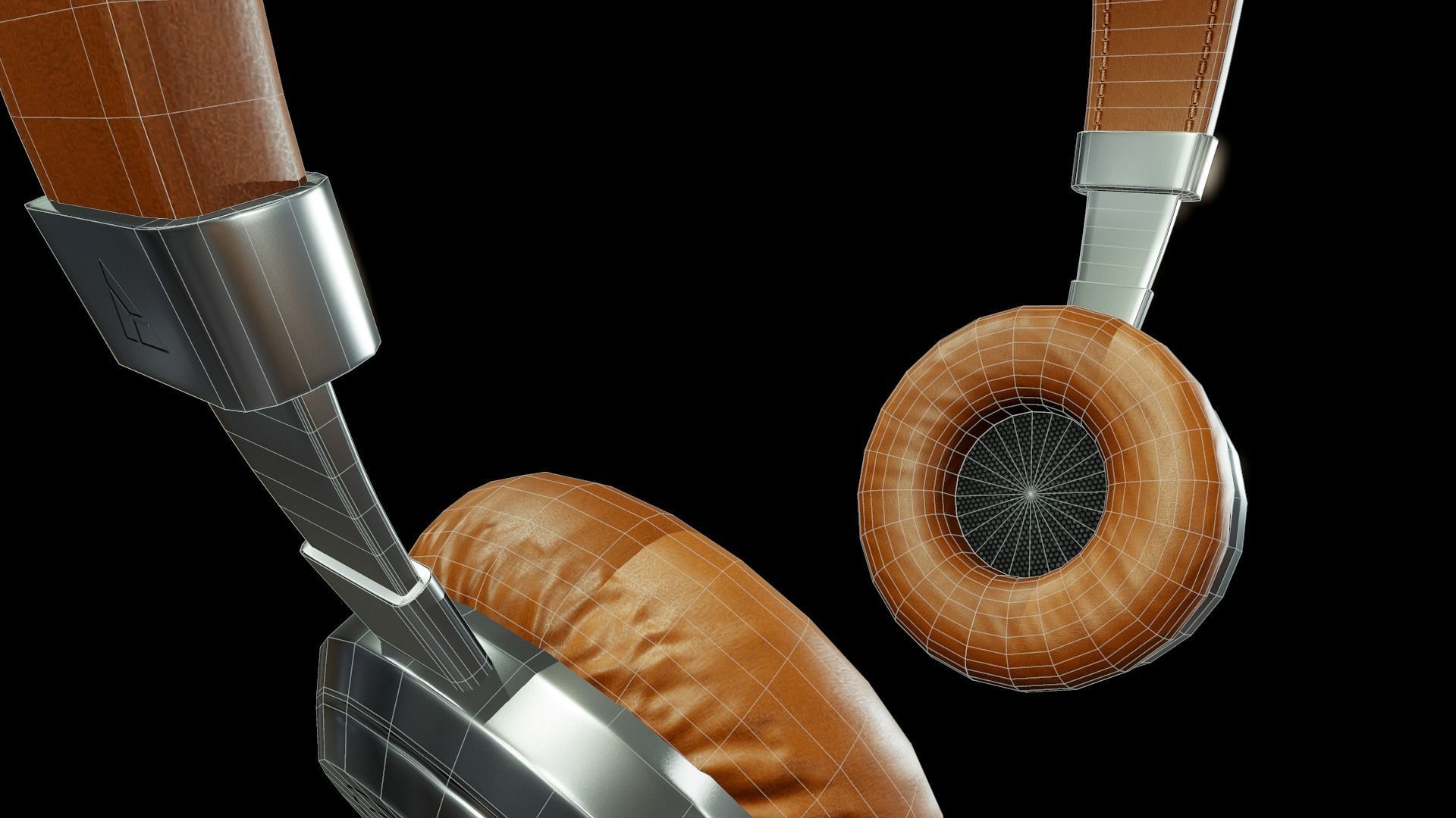 Headphones - Tutorial Included Low-poly 3D model_9