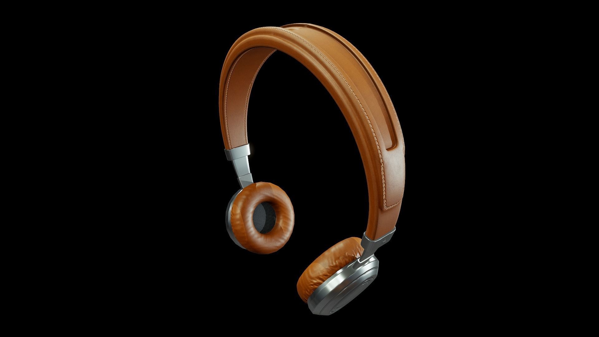Headphones - Tutorial Included Low-poly 3D model_4