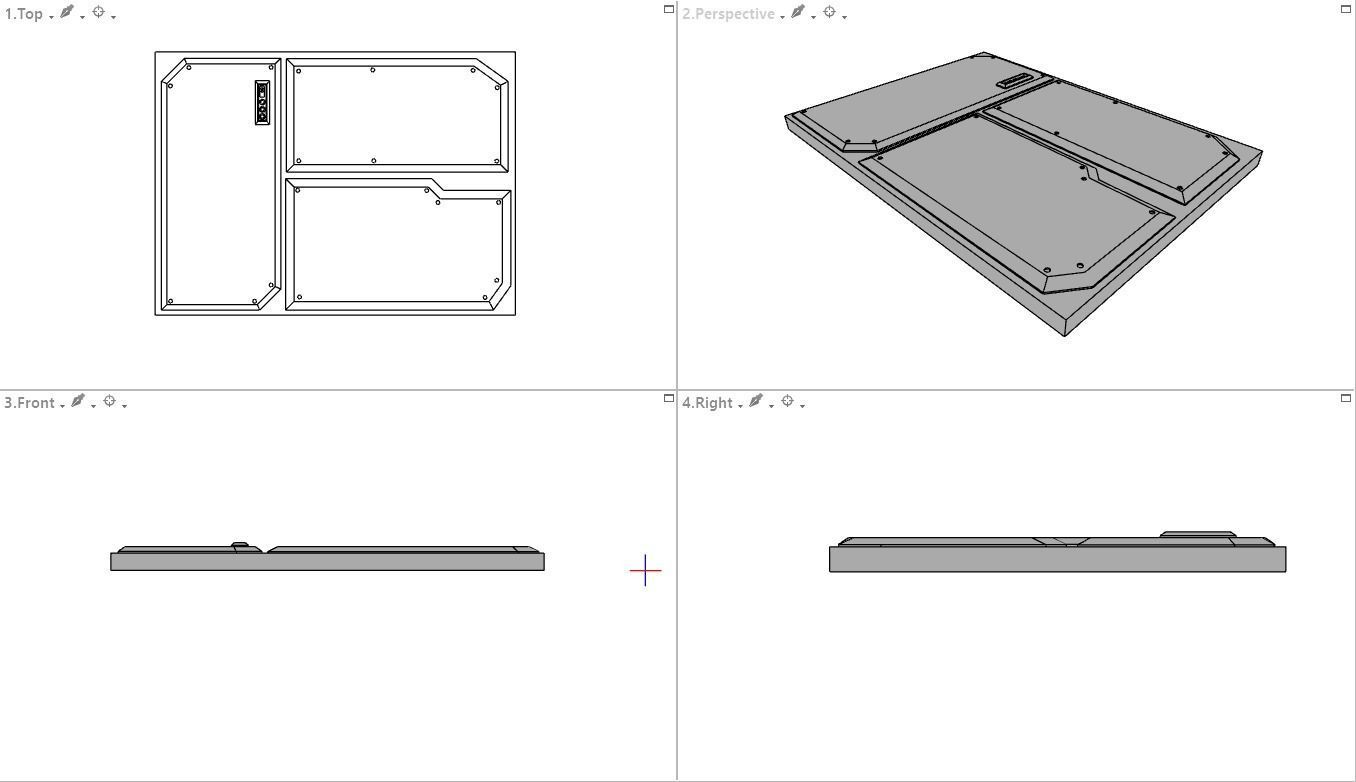 Sci-Fi Wall Panels Kit  - 21 Parts - Props 3D model_24