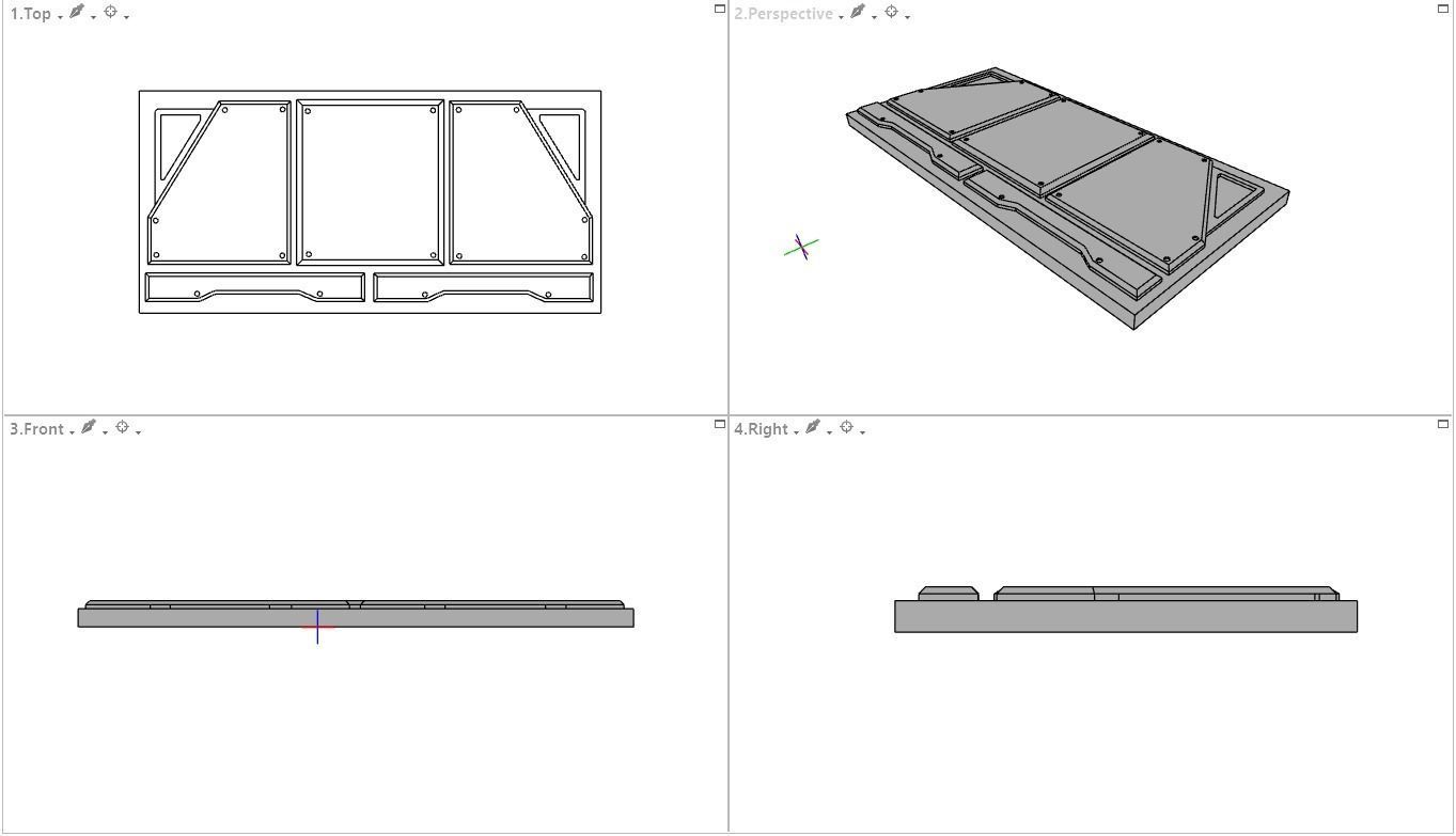 Sci-Fi Wall Panels Kit  - 21 Parts - Props 3D model_20