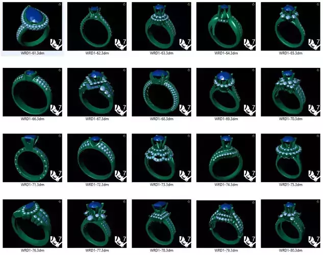 Collection of 20 ladies diamond rings - 4