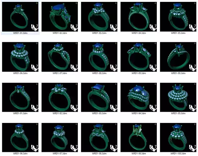 Collection of 20 ladies diamond rings - 5