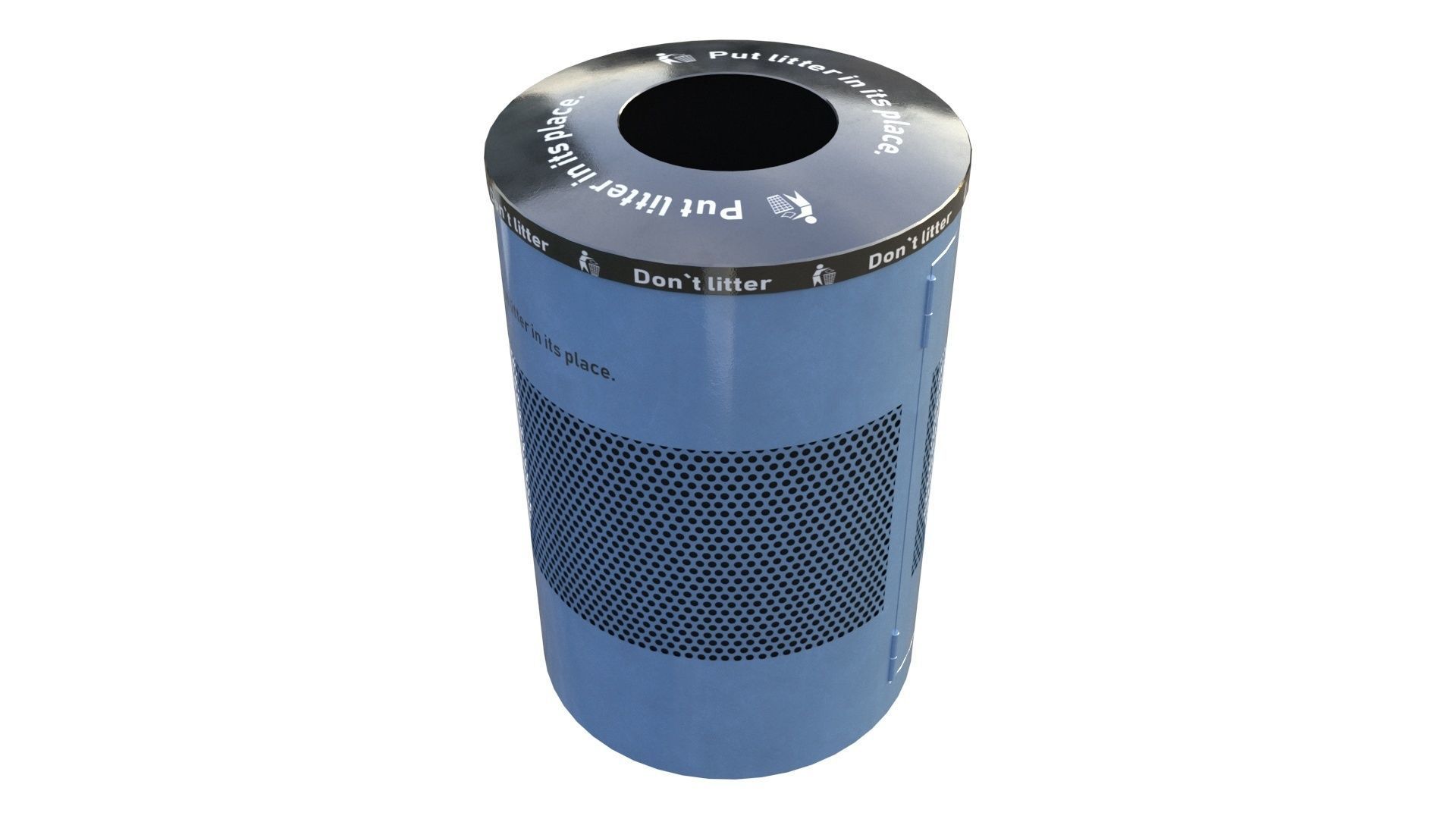 NYC Trash Bin V02 3D model_24