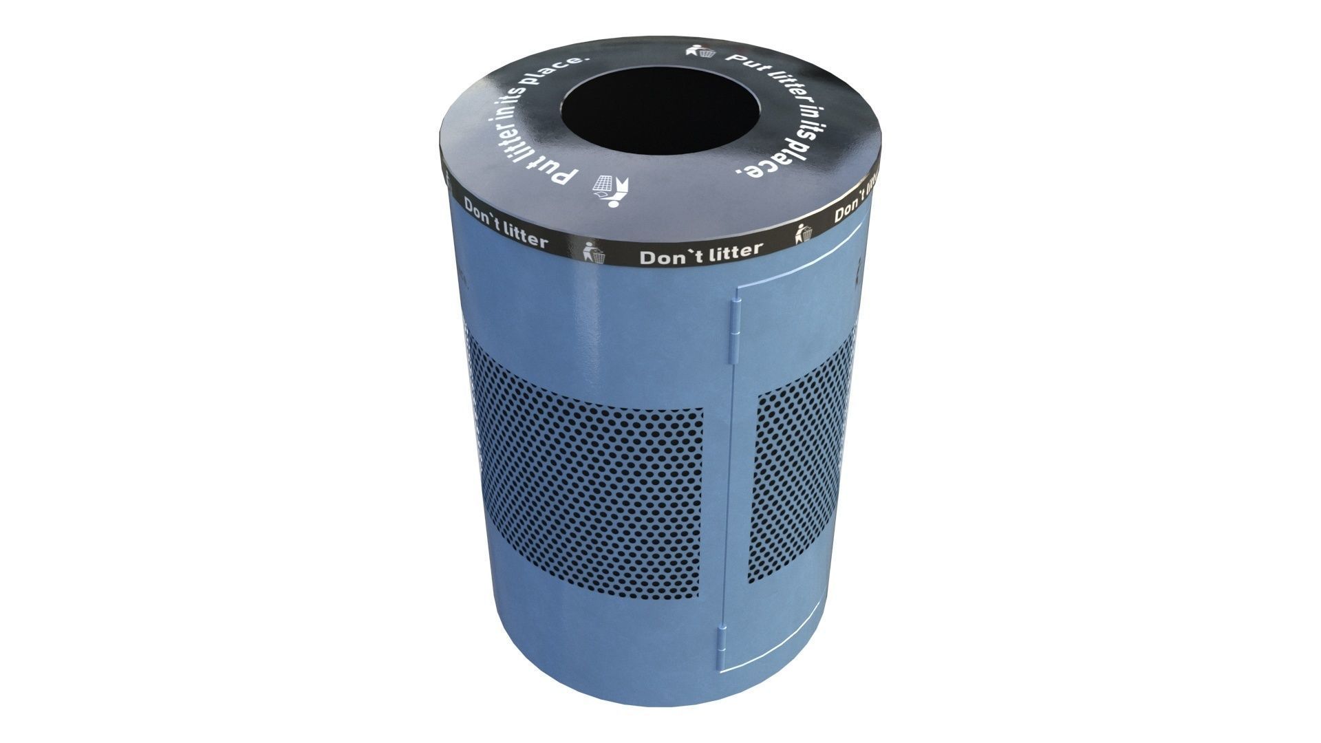 NYC Trash Bin V02 3D model_27
