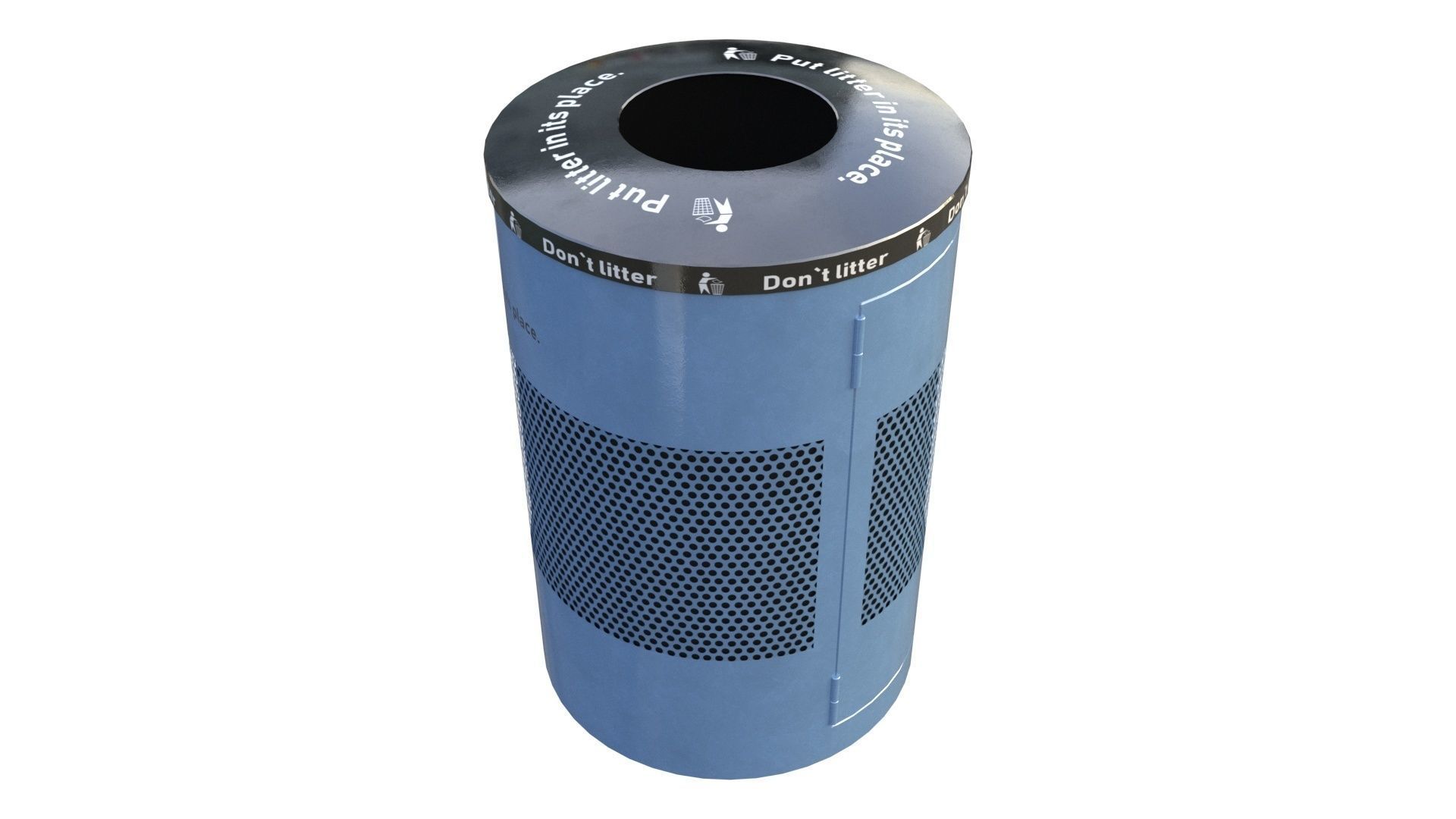 NYC Trash Bin V02 3D model_26