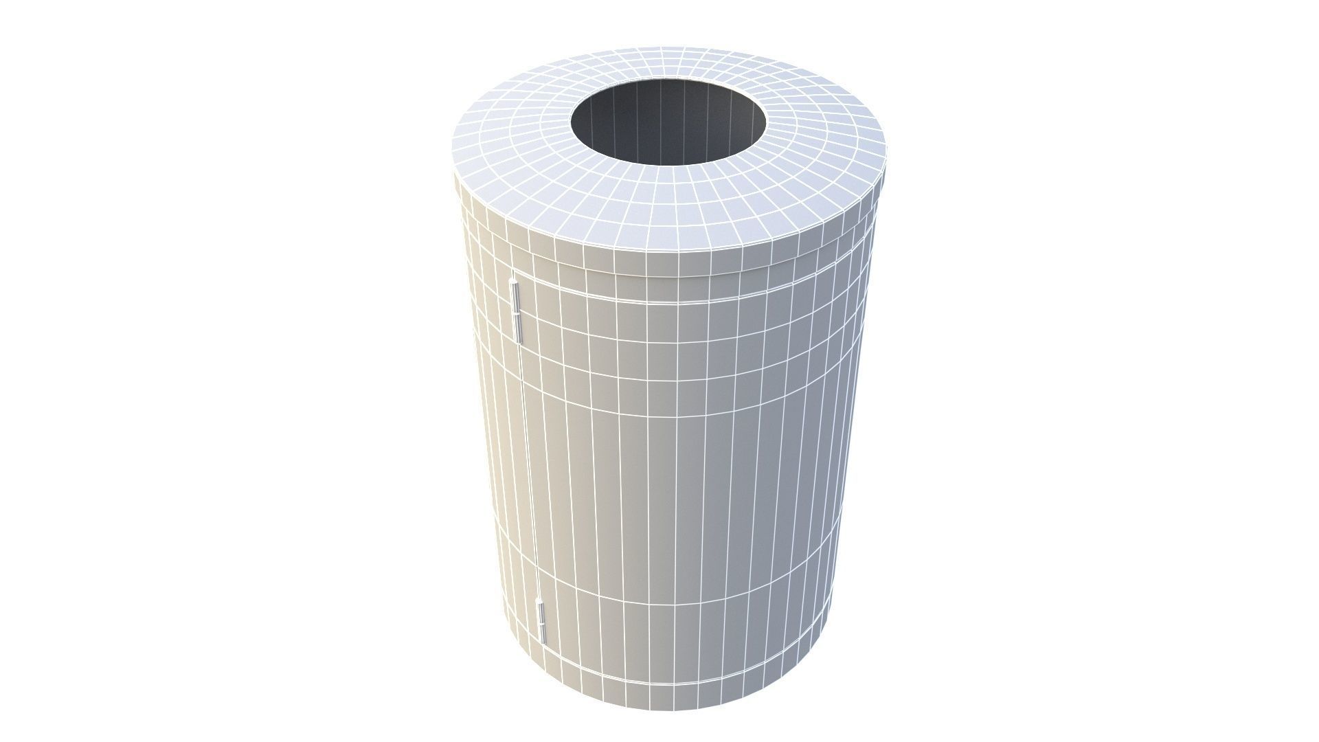 NYC Trash Bin V02 3D model_1