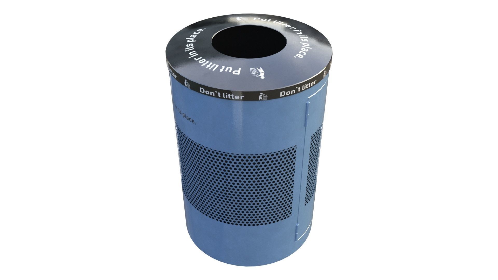 NYC Trash Bin V02 3D model_25