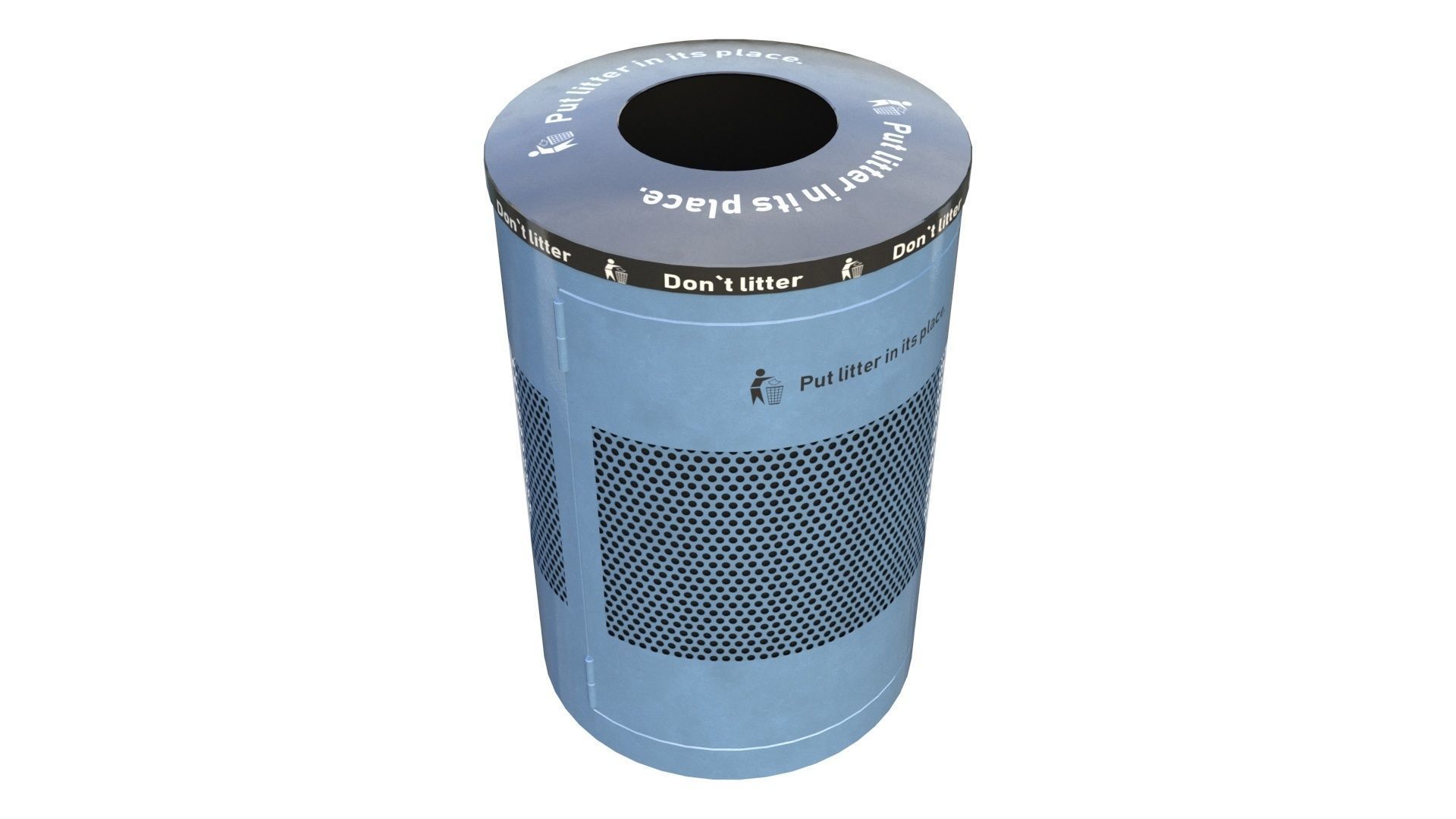 NYC Trash Bin V02 3D model_32