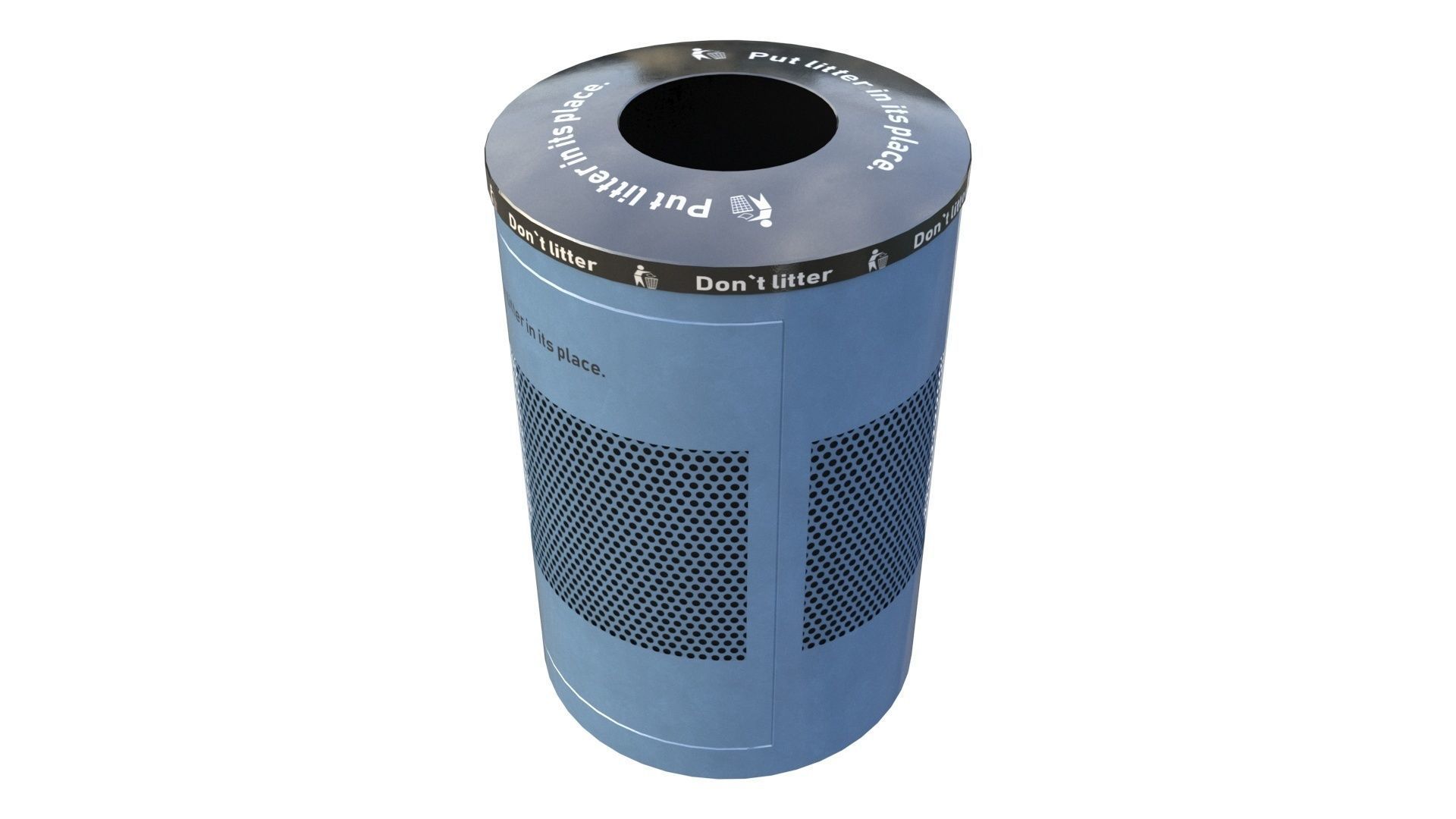 NYC Trash Bin V02 3D model_10