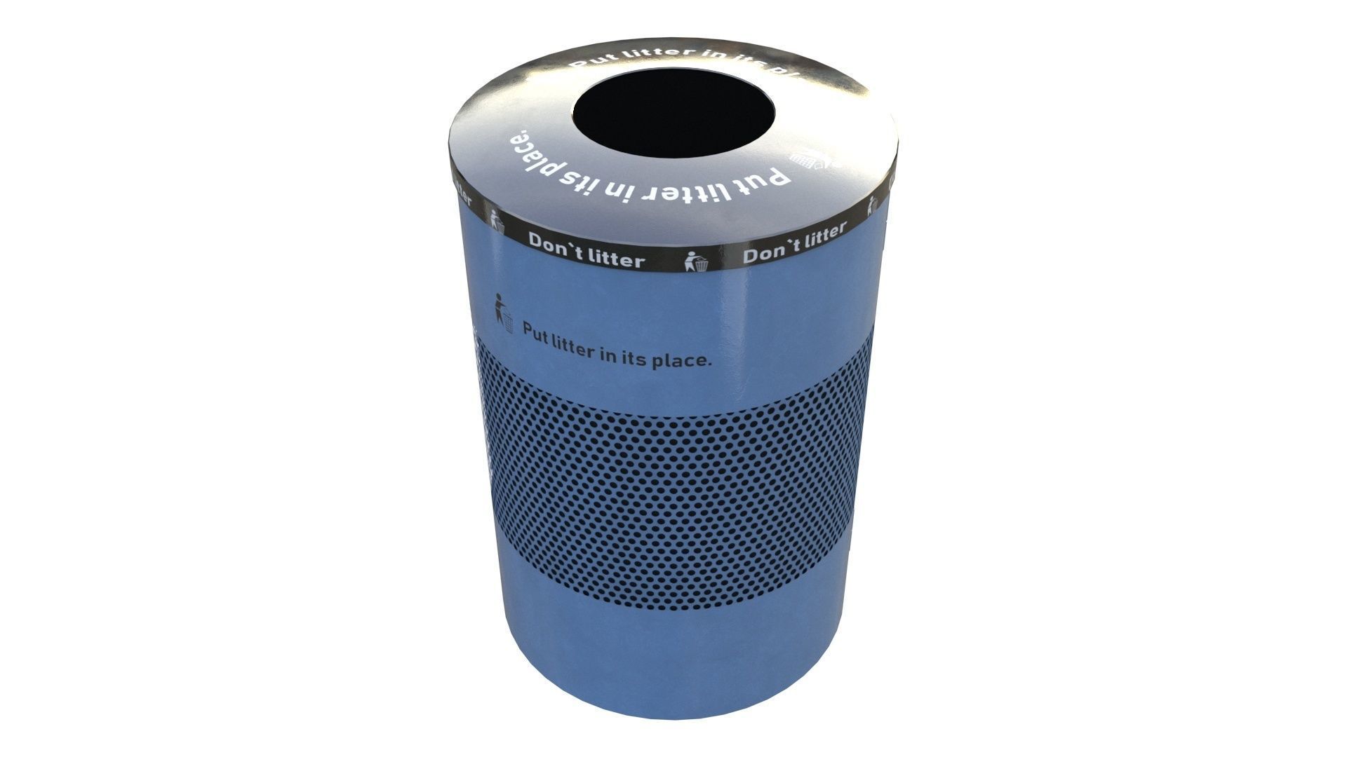 NYC Trash Bin V02 3D model_21