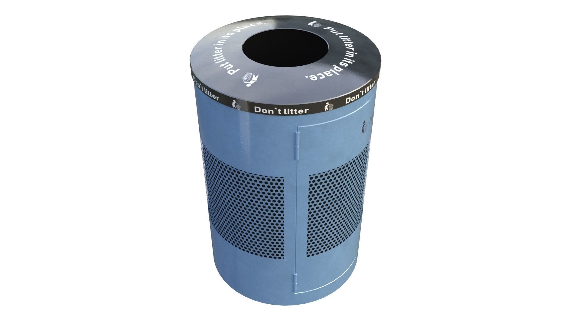 NYC Trash Bin V02 3D model_28