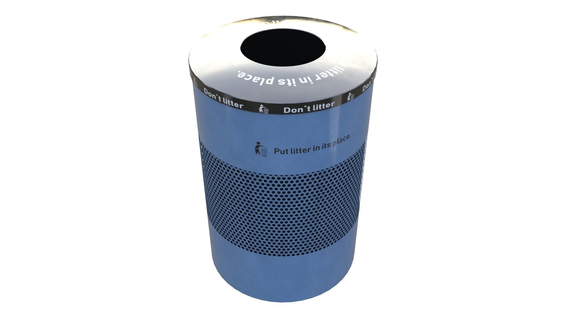 NYC Trash Bin V02 3D model_18