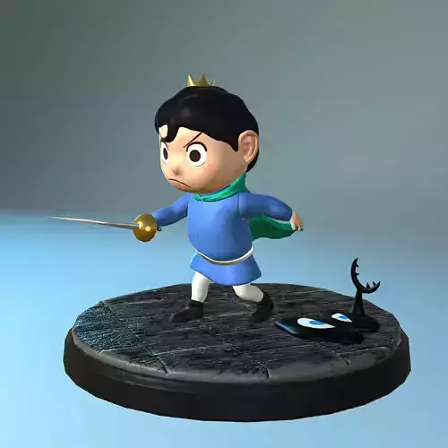 Bojji and Kage - Osama Ranking 3D print model