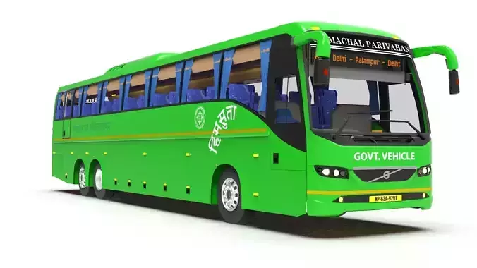 Volvo 9700 Multi Axle bus 3D model
