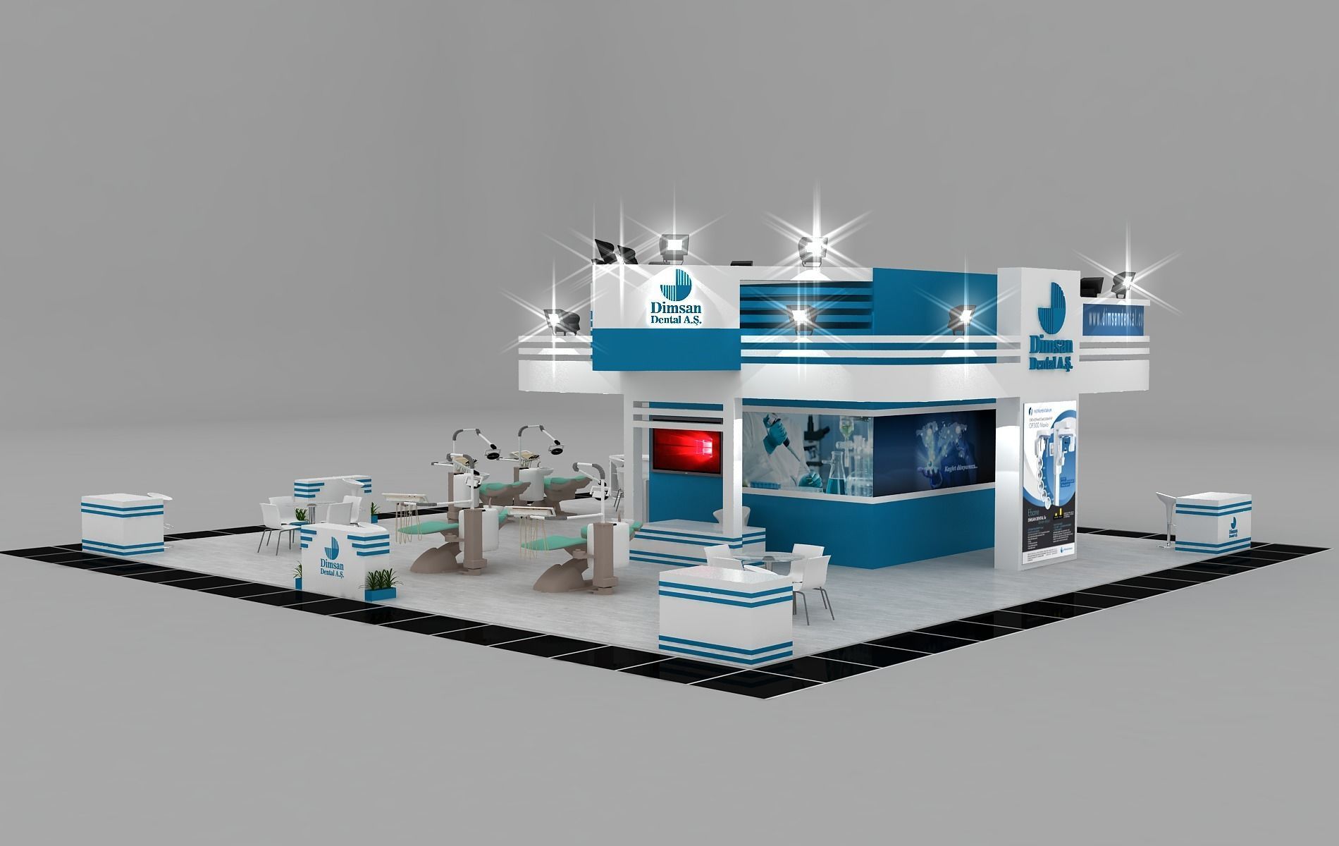 Dimsan Size 13 m x 14 m Height 450 cm 3D model_1