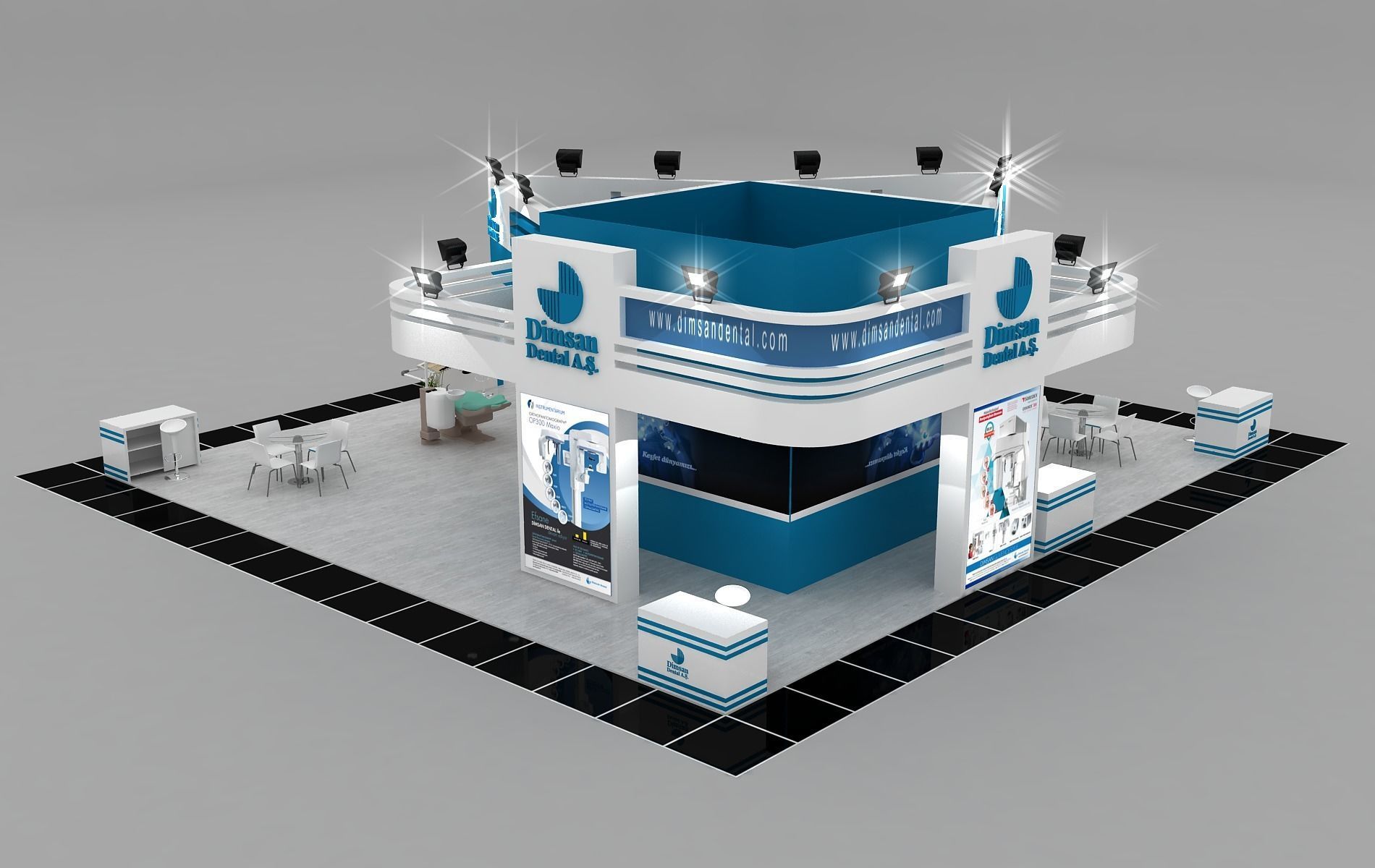 Dimsan Size 13 m x 14 m Height 450 cm 3D model_5