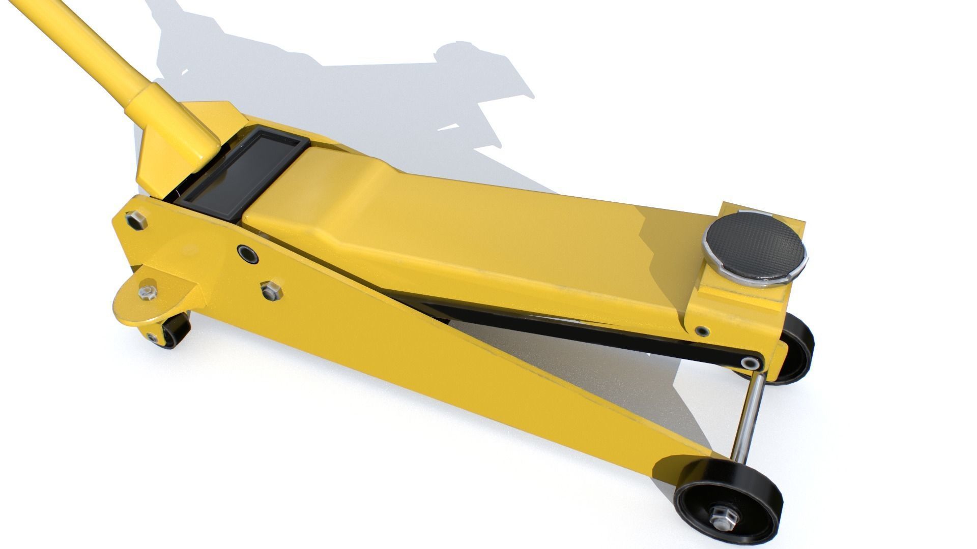 Car Jack Low-poly 3D model_1