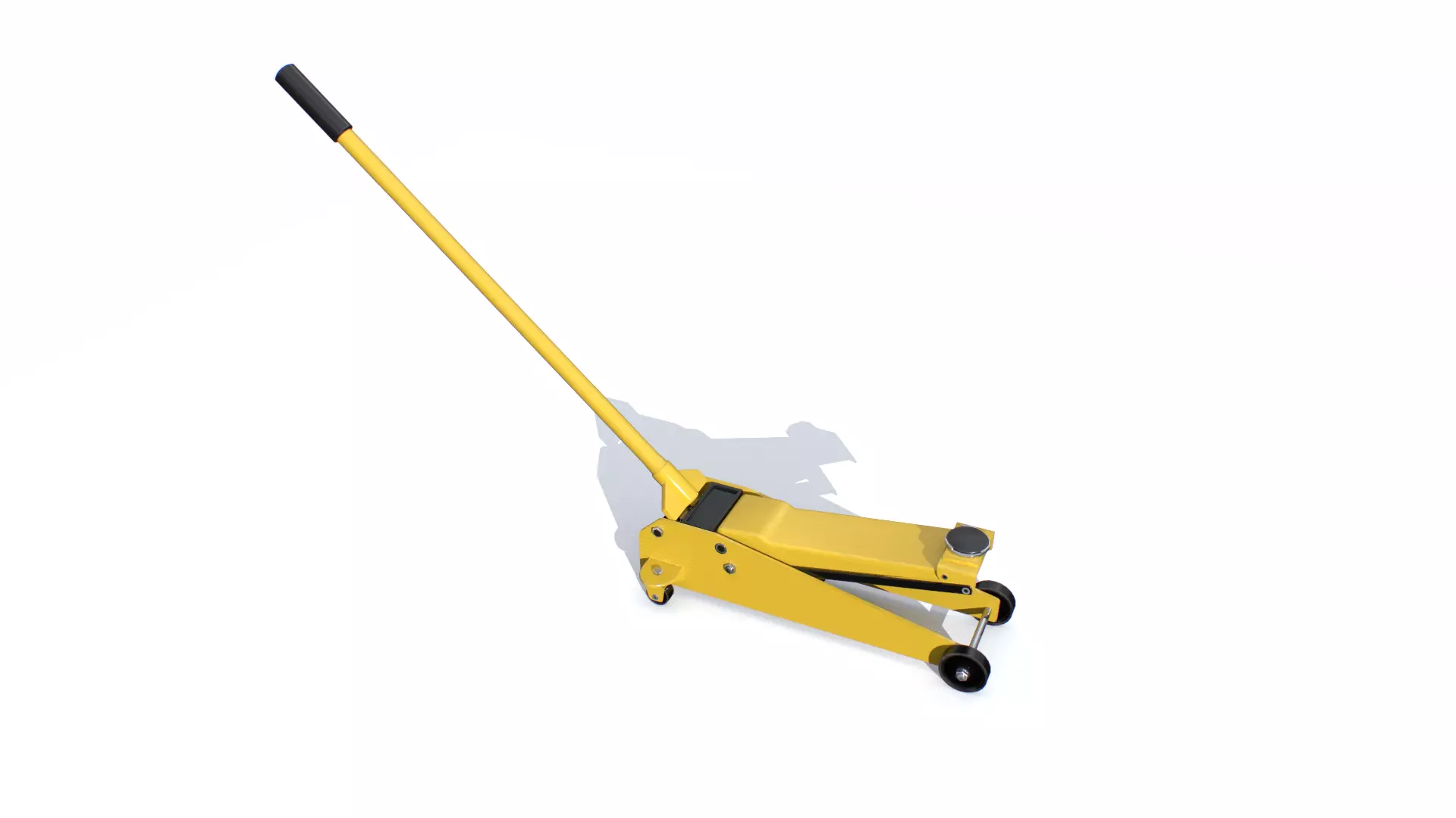 Car Jack Low-poly 3D model_0