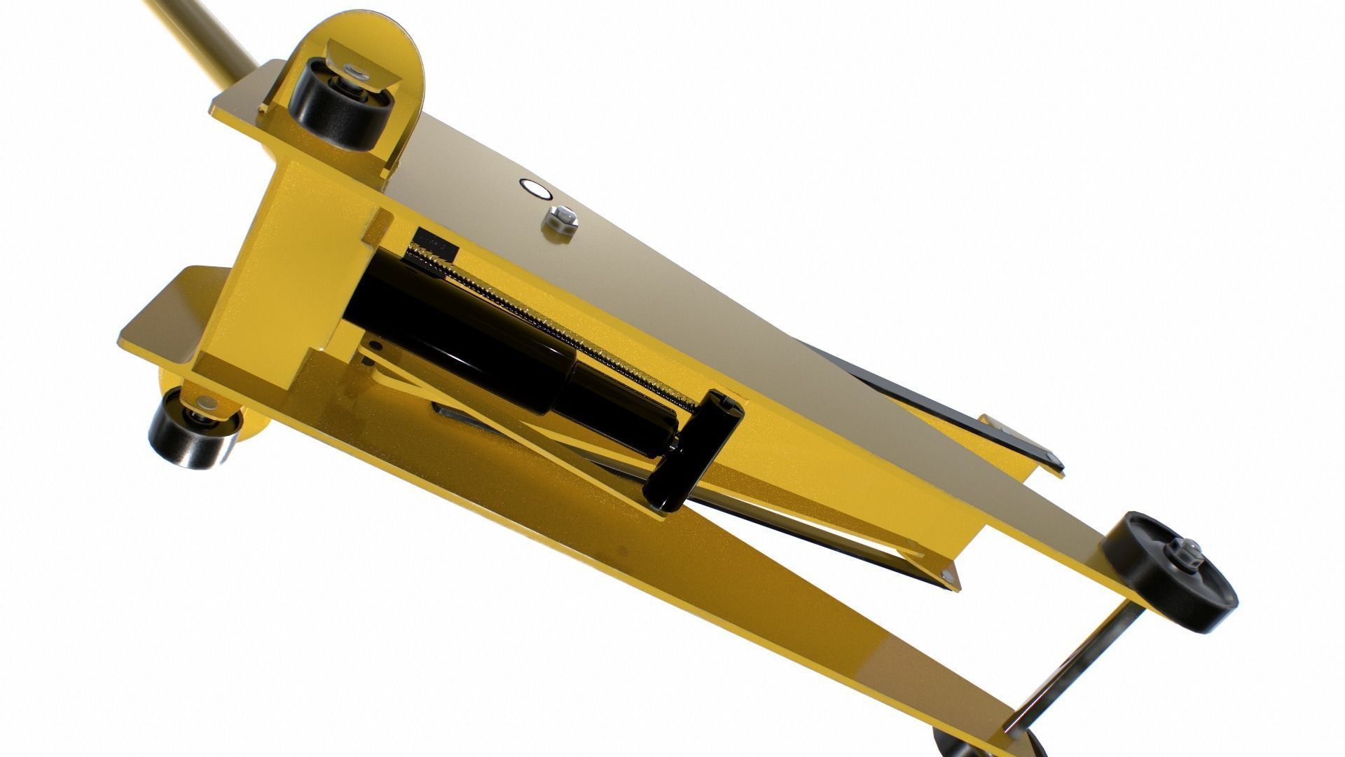 Car Jack Low-poly 3D model_5