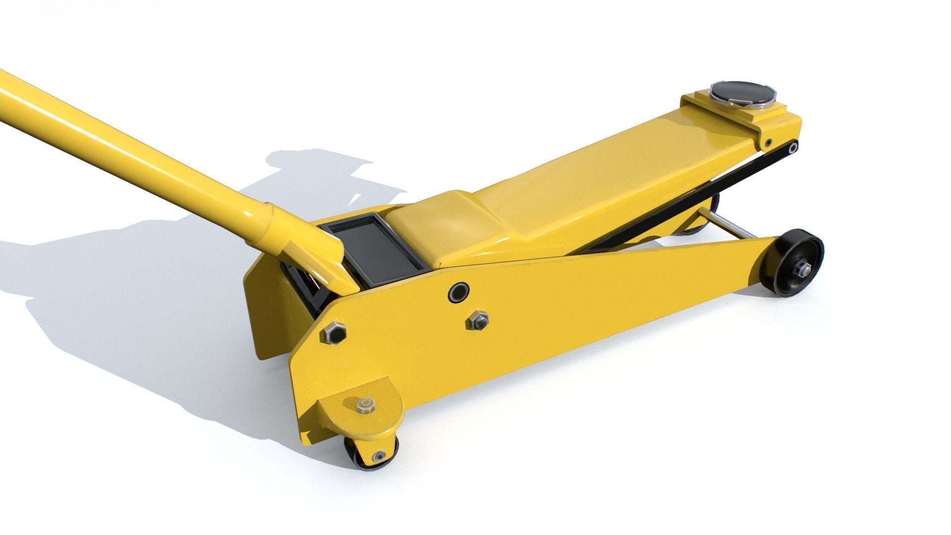 Car Jack Low-poly 3D model_4