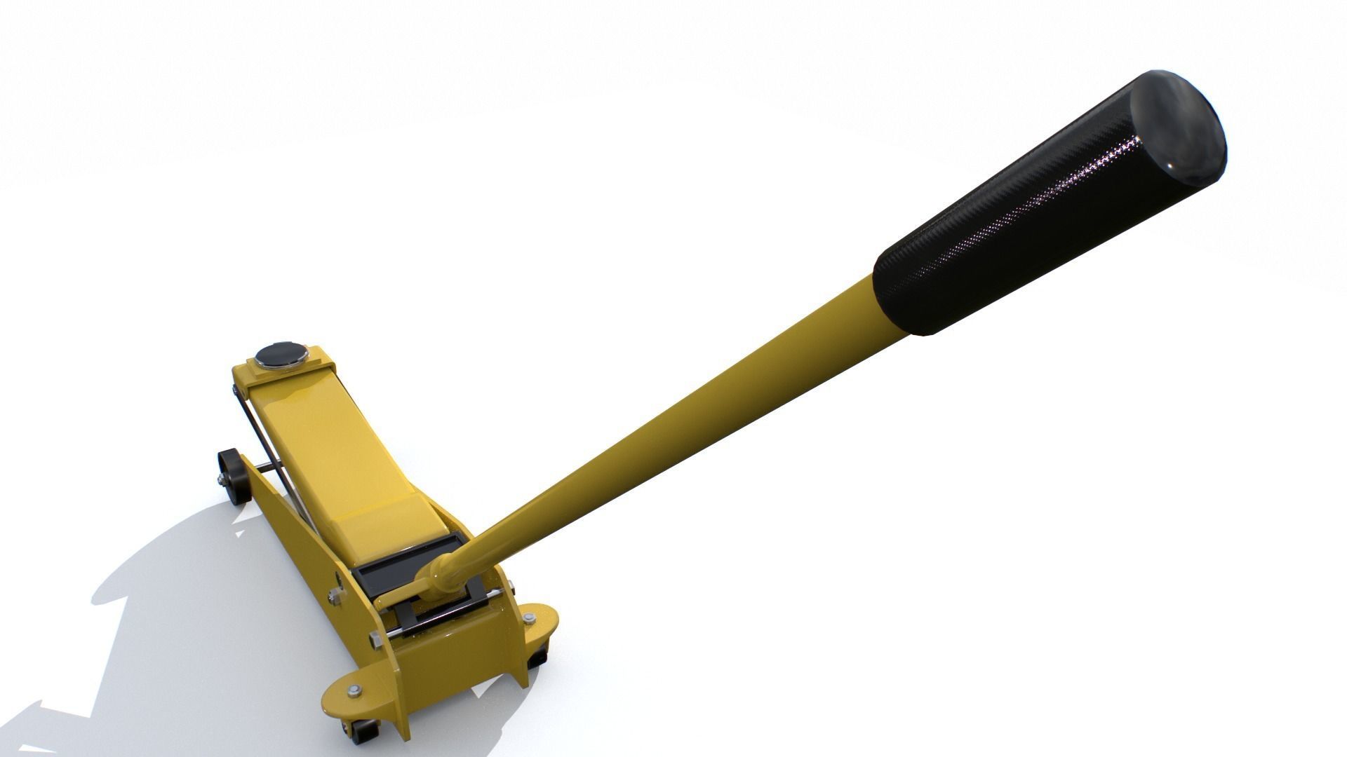 Car Jack Low-poly 3D model_3