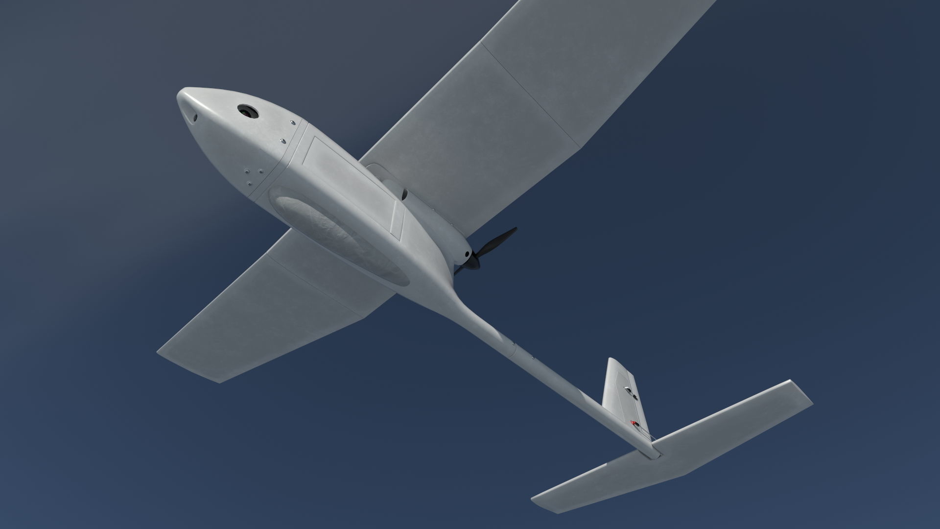 AeroVironment RQ-11 Raven  Low-poly 3D model_6