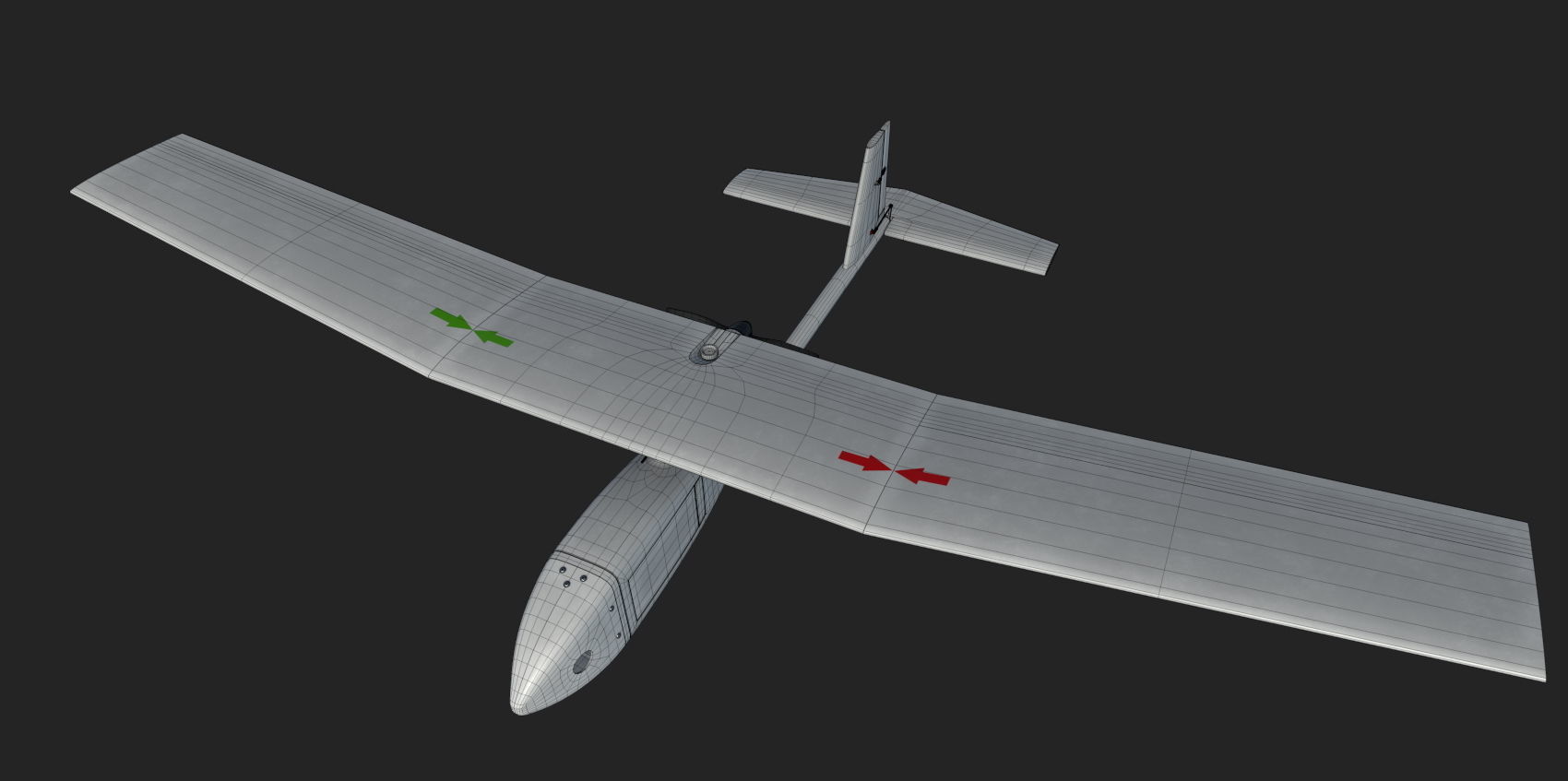 AeroVironment RQ-11 Raven  Low-poly 3D model_20