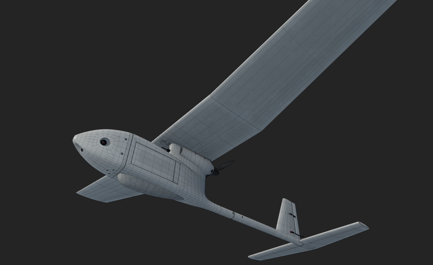 AeroVironment RQ-11 Raven  Low-poly 3D model_19