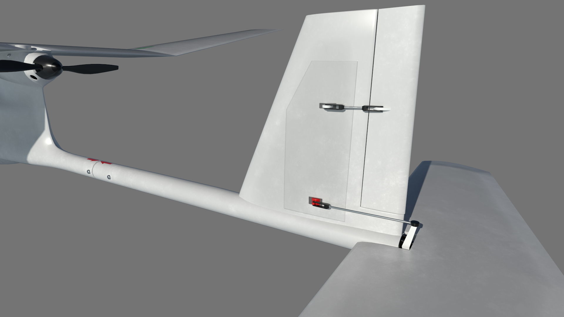 AeroVironment RQ-11 Raven  Low-poly 3D model_7
