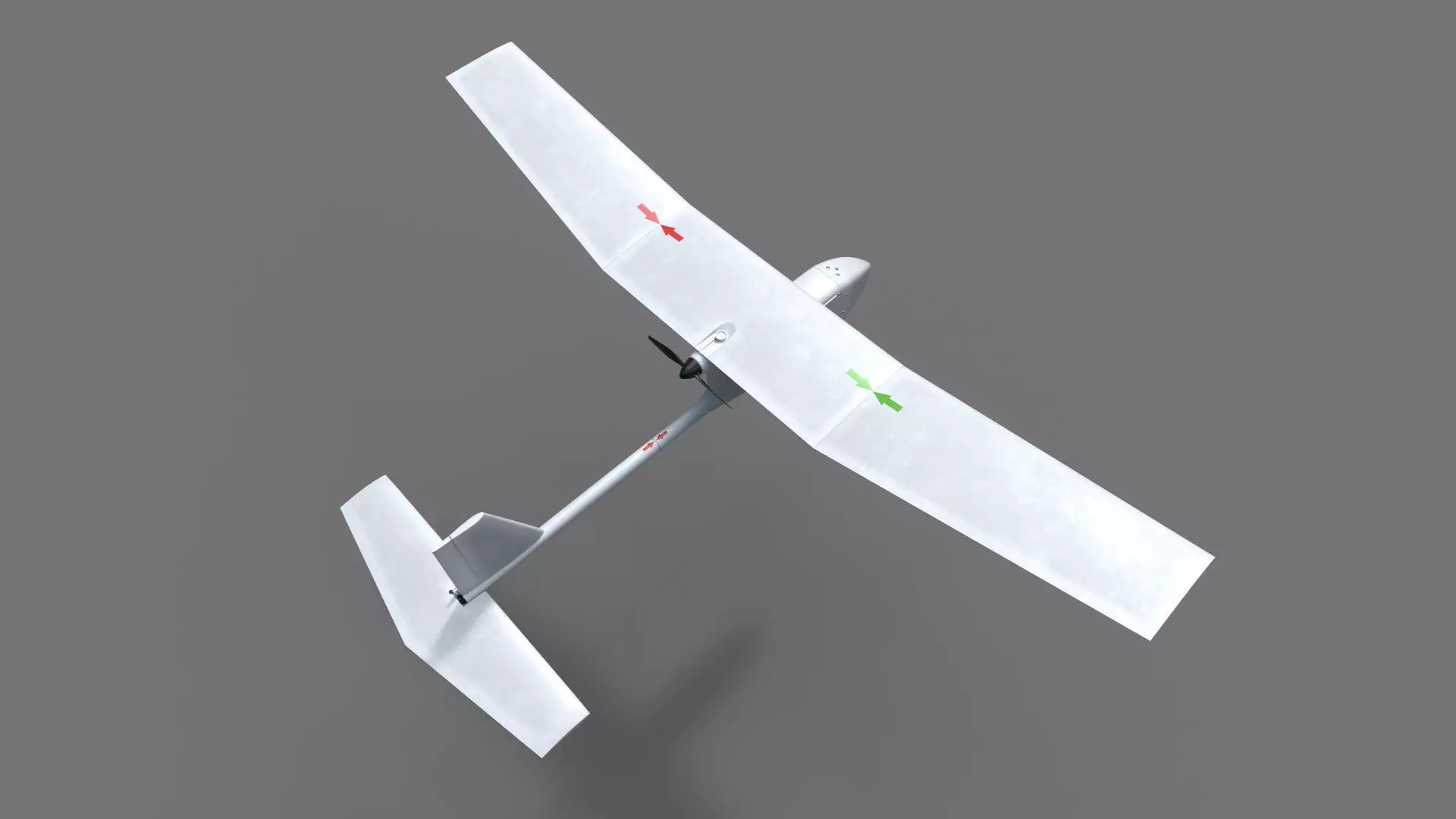 AeroVironment RQ-11 Raven  Low-poly 3D model_0