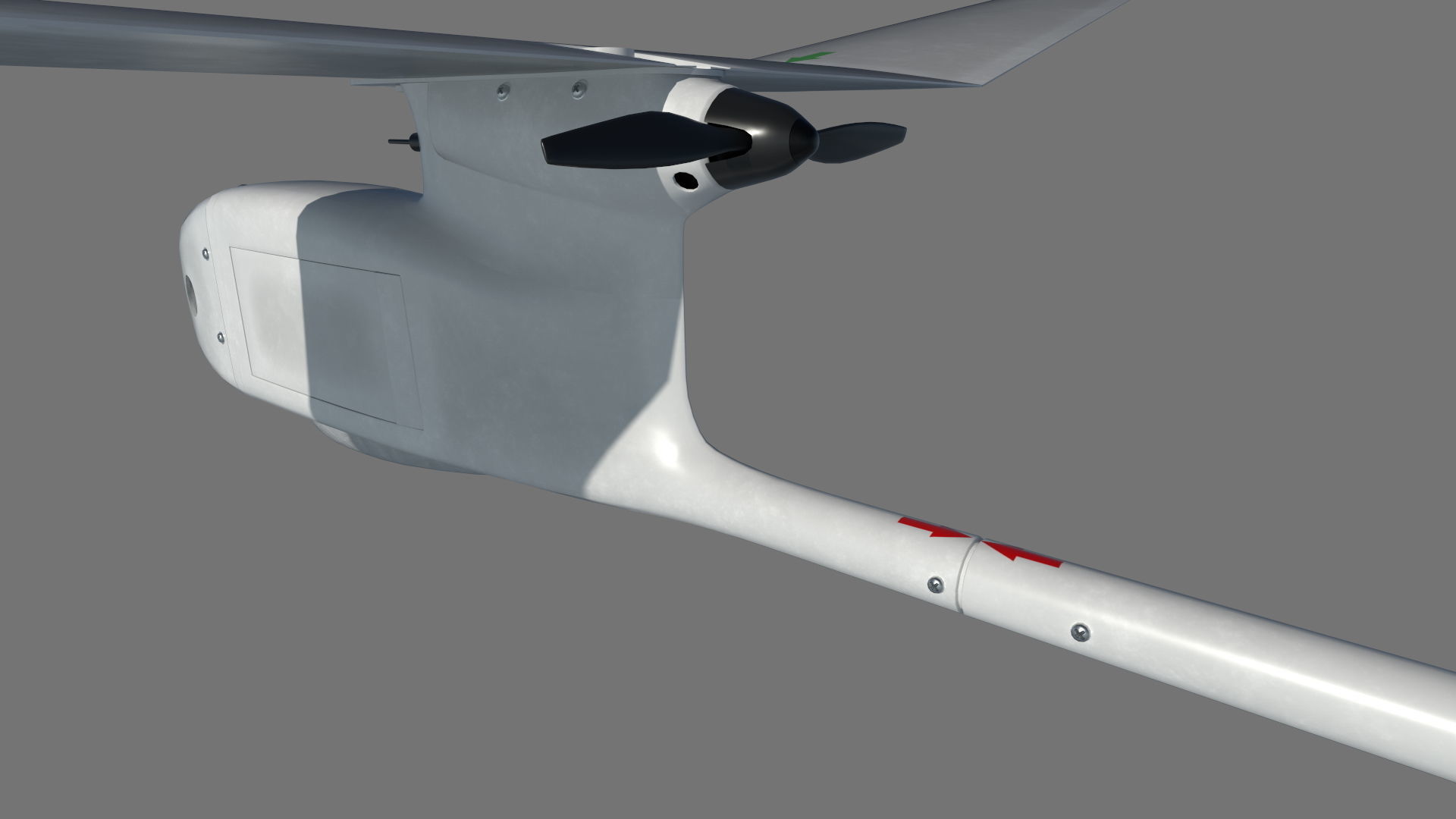 AeroVironment RQ-11 Raven  Low-poly 3D model_8