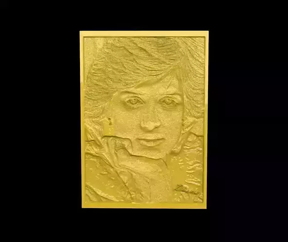 Princess Lady Diana  3D print model