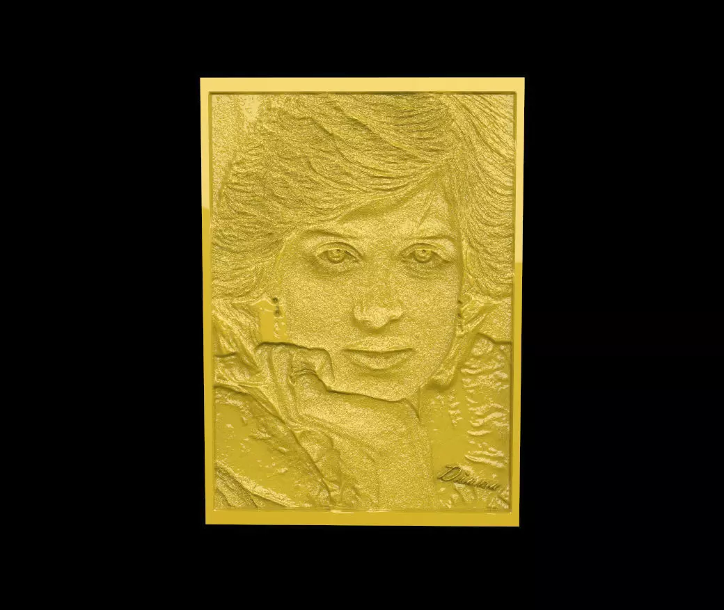 Princess Lady Diana 3D print model