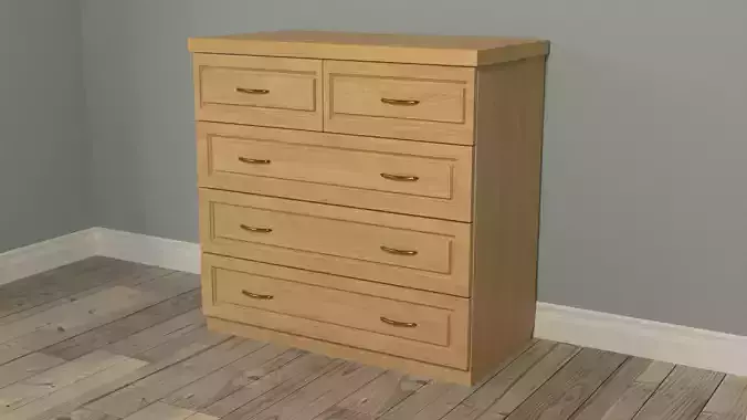 Commode chest of drawers